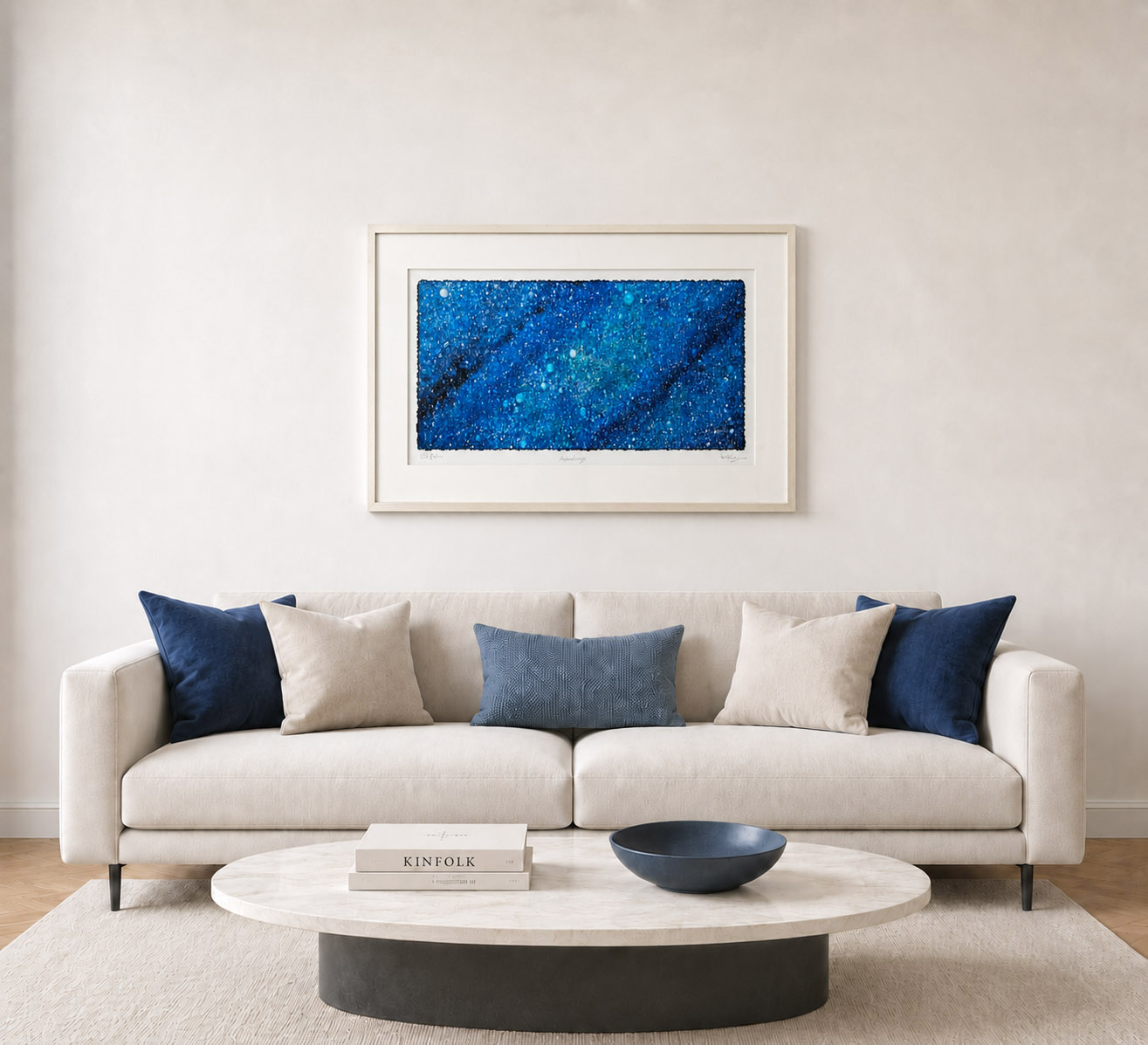 Archipelago framed in a living room